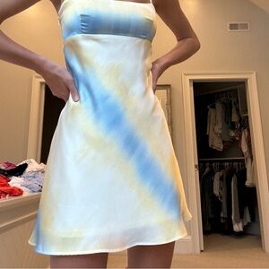 Zara satin mini dress, perfect for summer so flattering and pretty #Zara